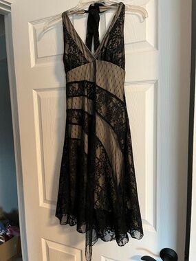 LaBelle women's  small lace dancing halter dress